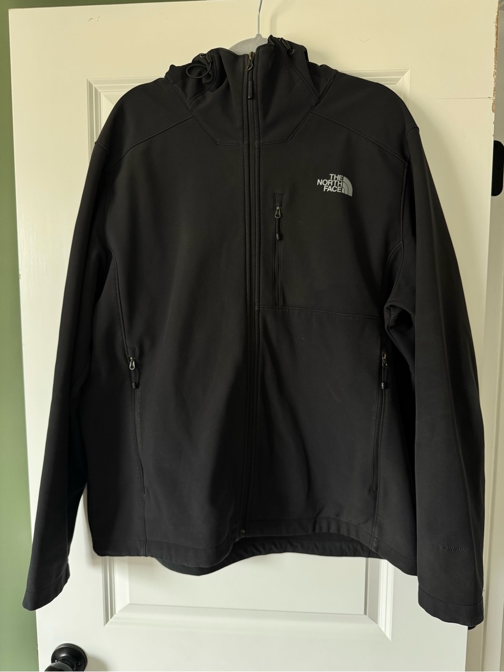 The North Face Men’s Black Softshell Hooded Jacket (Apex Bionic)
